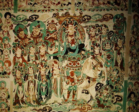 敦煌莫高窟壁画 丝路艺术的璀璨明珠